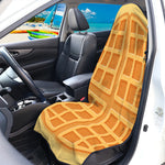 Round Waffle Print Waterproof Car Seat Cover