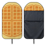 Round Waffle Print Waterproof Car Seat Cover