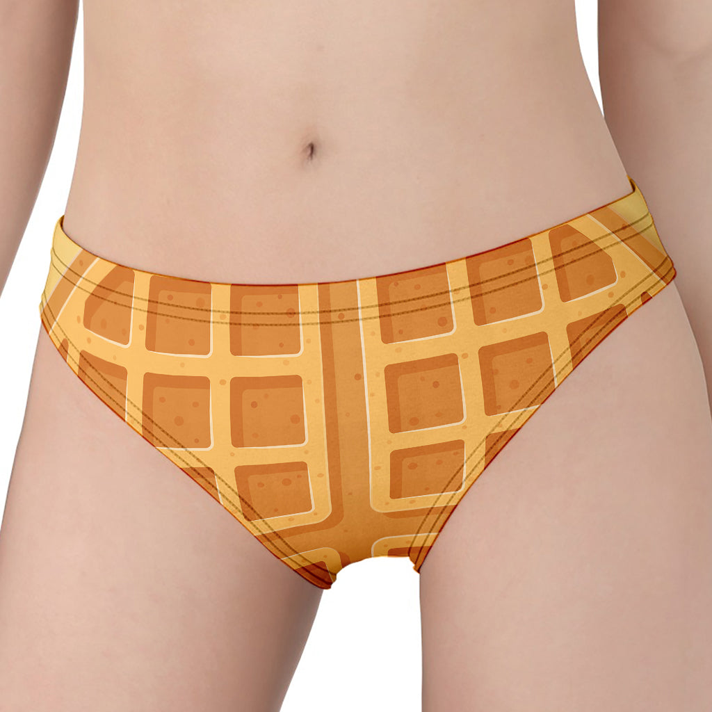 Round Waffle Print Women's Panties