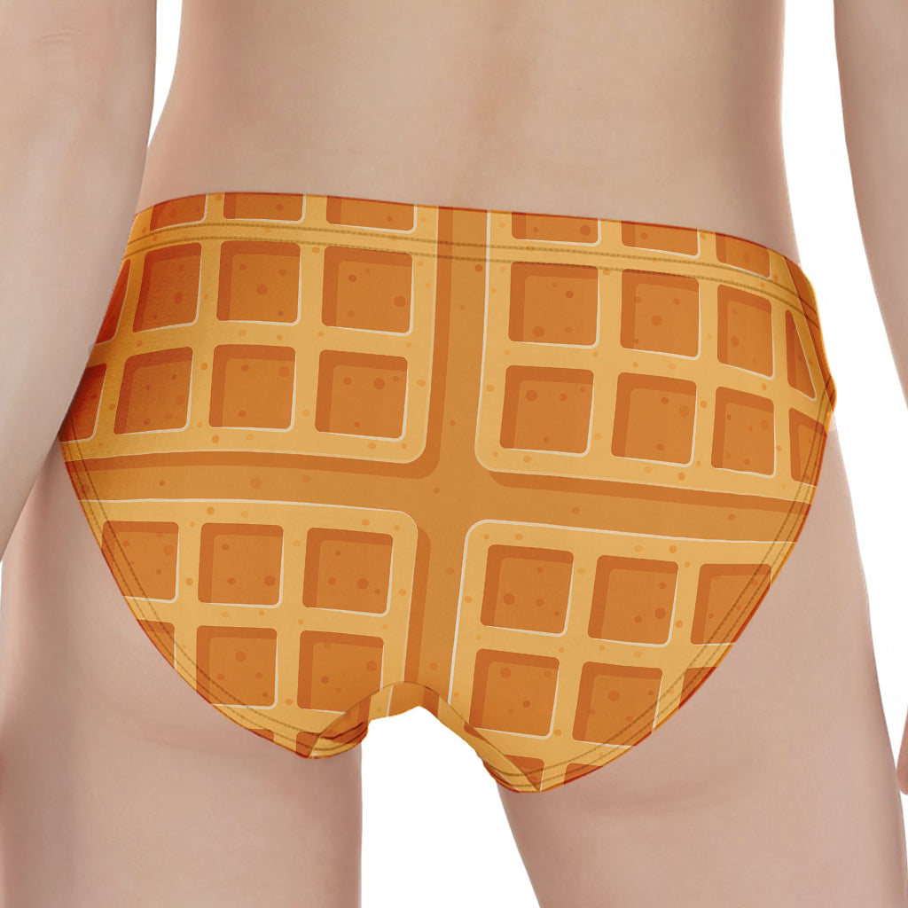 Round Waffle Print Women's Panties