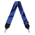 Royal Blue Rose Print Bag Strap