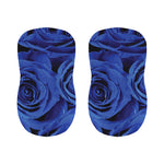 Royal Blue Rose Print Bar Stool Covers