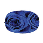Royal Blue Rose Print Car Side Mirror Covers