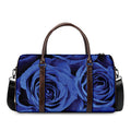 Royal Blue Rose Print Duffel Bag