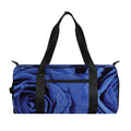 Royal Blue Rose Print Gym Bag