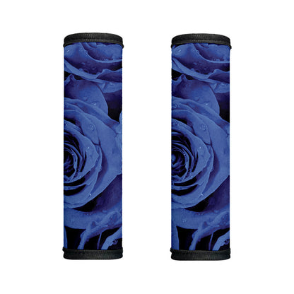 Royal Blue Rose Print Handle Covers