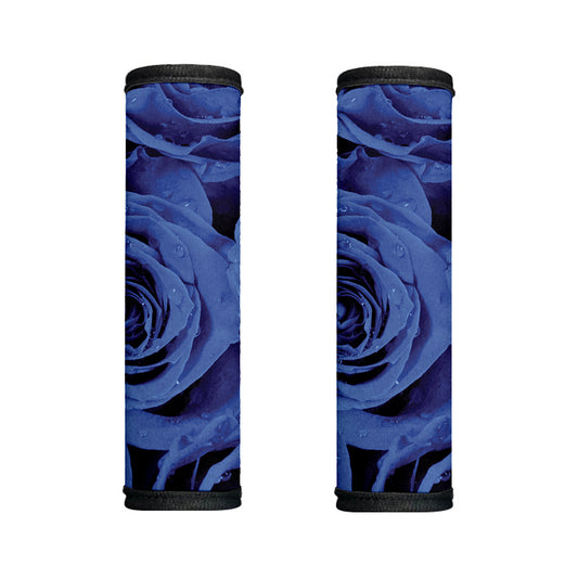 Royal Blue Rose Print Handle Covers