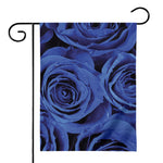 Royal Blue Rose Print House Flag