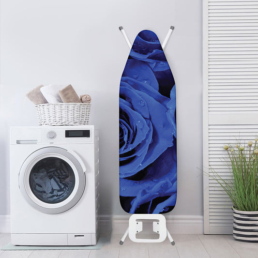 Royal Blue Rose Print Ironing Board Cover