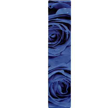 Royal Blue Rose Print Table Runner