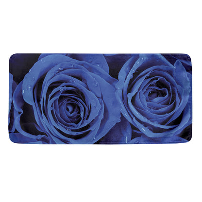 Royal Blue Rose Print Towel