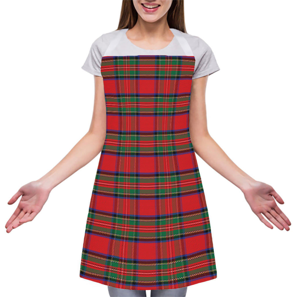 Royal Stewart Tartan Pattern Print Adjustable Apron