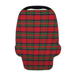 Royal Stewart Tartan Pattern Print Baby Seat Cover