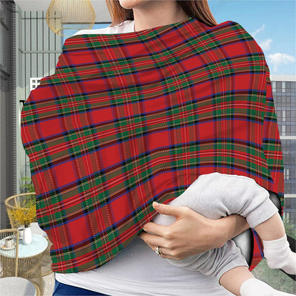 Royal Stewart Tartan Pattern Print Baby Seat Cover