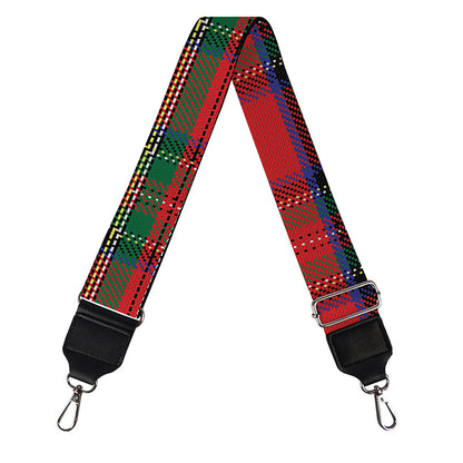 Royal Stewart Tartan Pattern Print Bag Strap