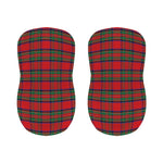 Royal Stewart Tartan Pattern Print Bar Stool Covers