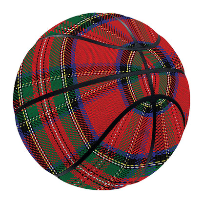 Royal Stewart Tartan Pattern Print Basketball