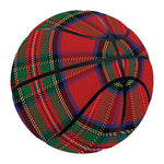 Royal Stewart Tartan Pattern Print Basketball