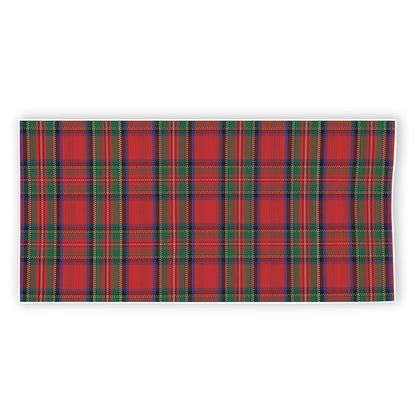 Royal Stewart Tartan Pattern Print Beach Towel