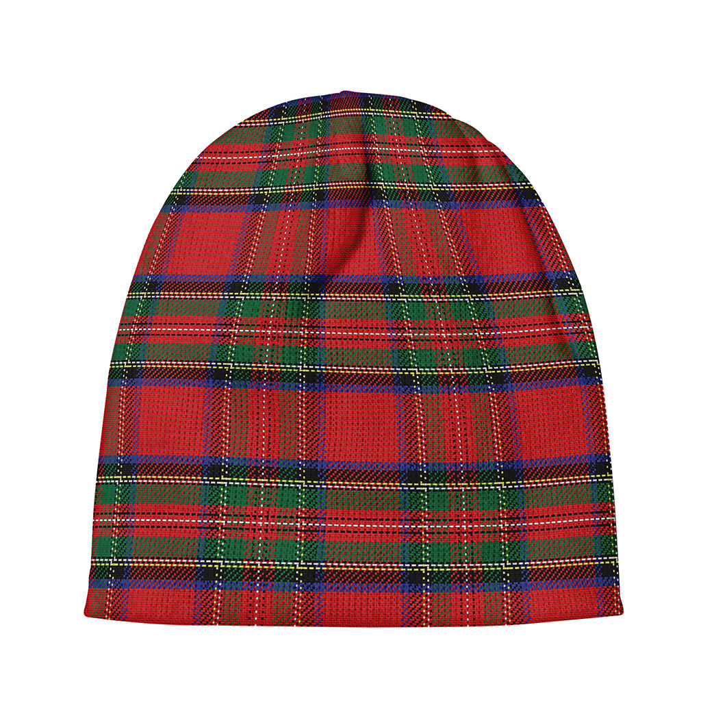 Royal Stewart Tartan Pattern Print Beanie