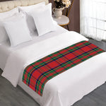 Royal Stewart Tartan Pattern Print Bed Runner