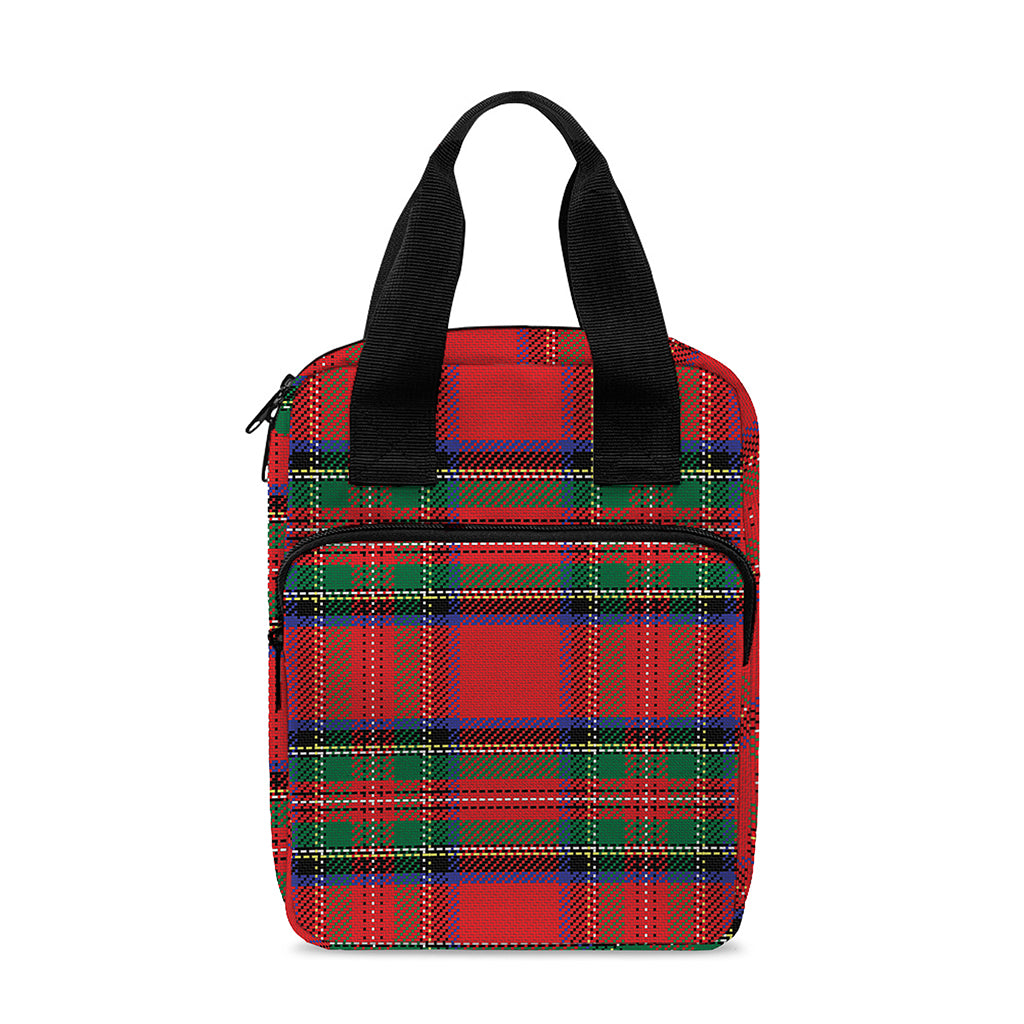 Royal Stewart Tartan Pattern Print Bible Tote Bag
