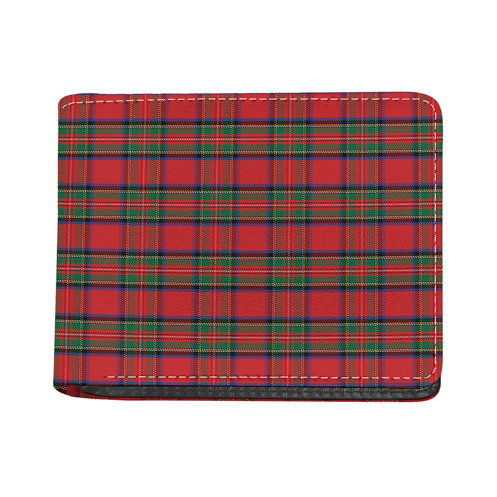 Royal Stewart Tartan Pattern Print Bifold Wallet