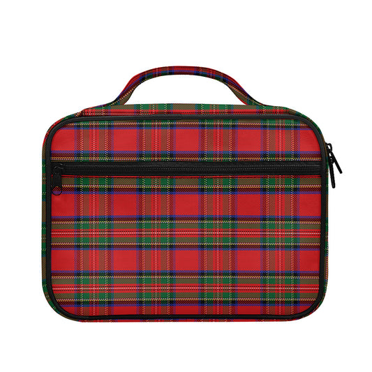 Royal Stewart Tartan Pattern Print Briefcase Bible Bag