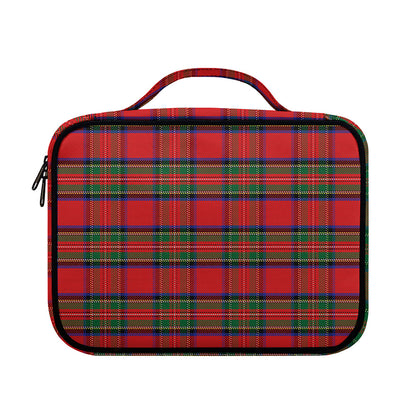 Royal Stewart Tartan Pattern Print Briefcase Bible Bag