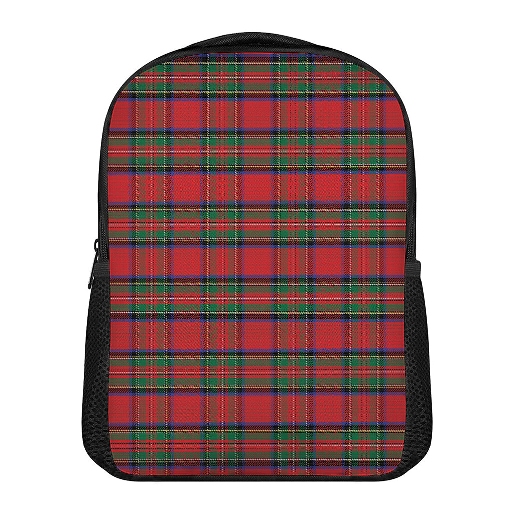 Royal Stewart Tartan Pattern Print Casual Backpack