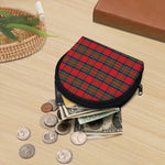 Royal Stewart Tartan Pattern Print Coin Purse