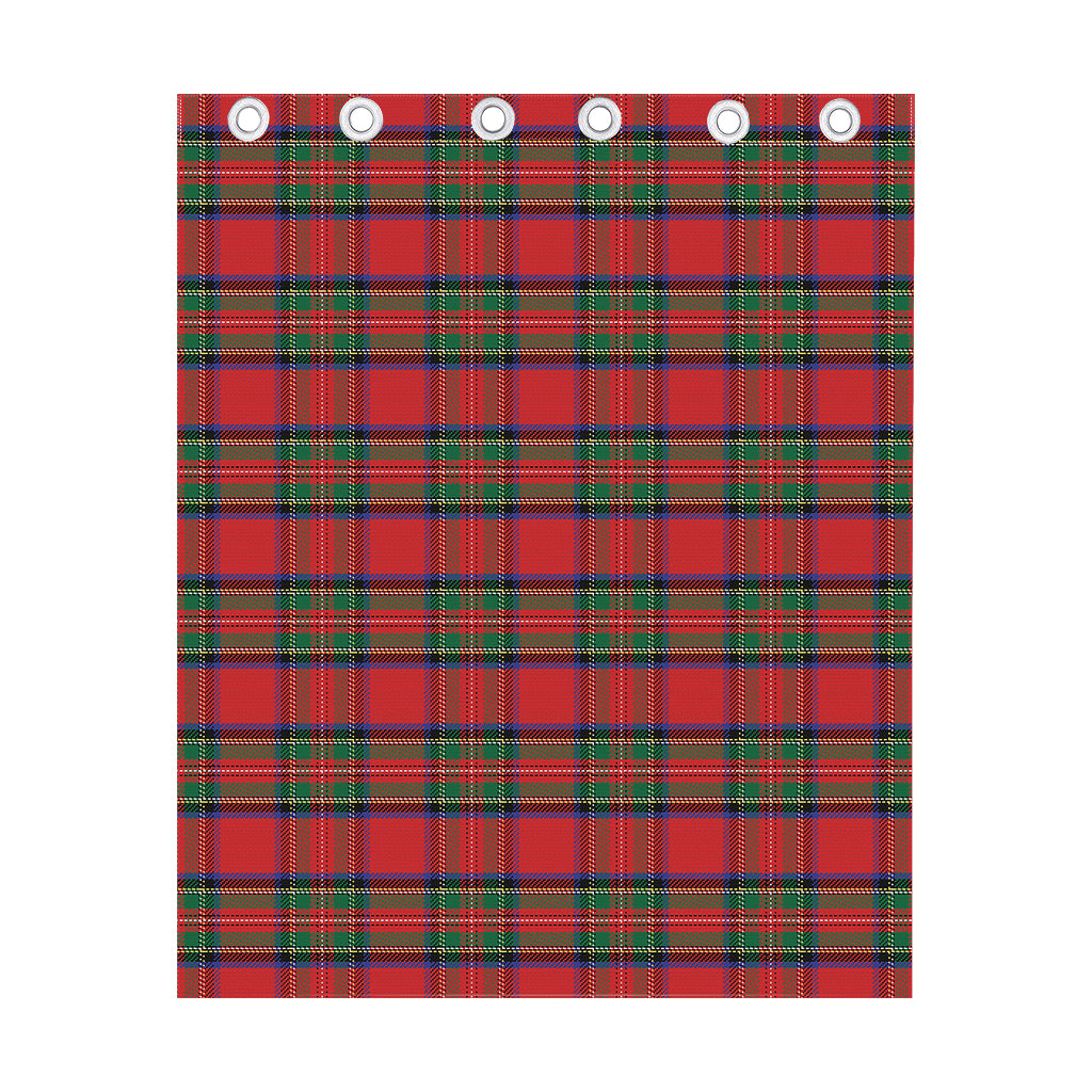 Royal Stewart Tartan Pattern Print Curtain