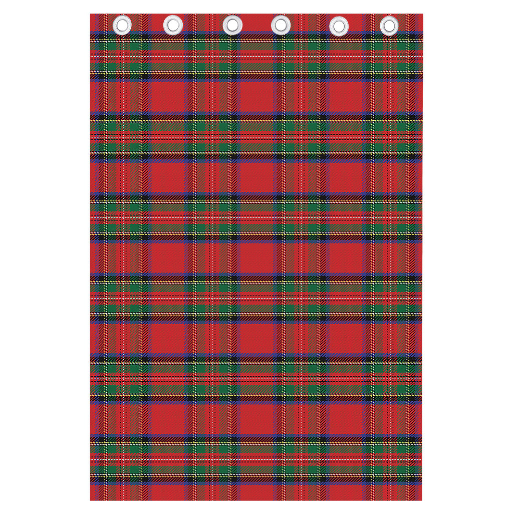 Royal Stewart Tartan Pattern Print Curtain