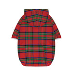 Royal Stewart Tartan Pattern Print Dog Zip Up Hoodie