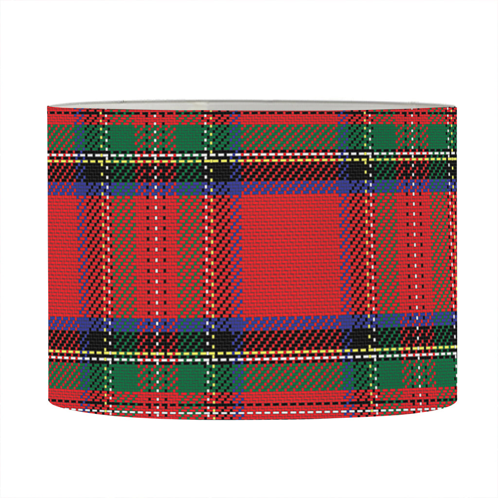 Royal Stewart Tartan Pattern Print Drum Lamp Shade