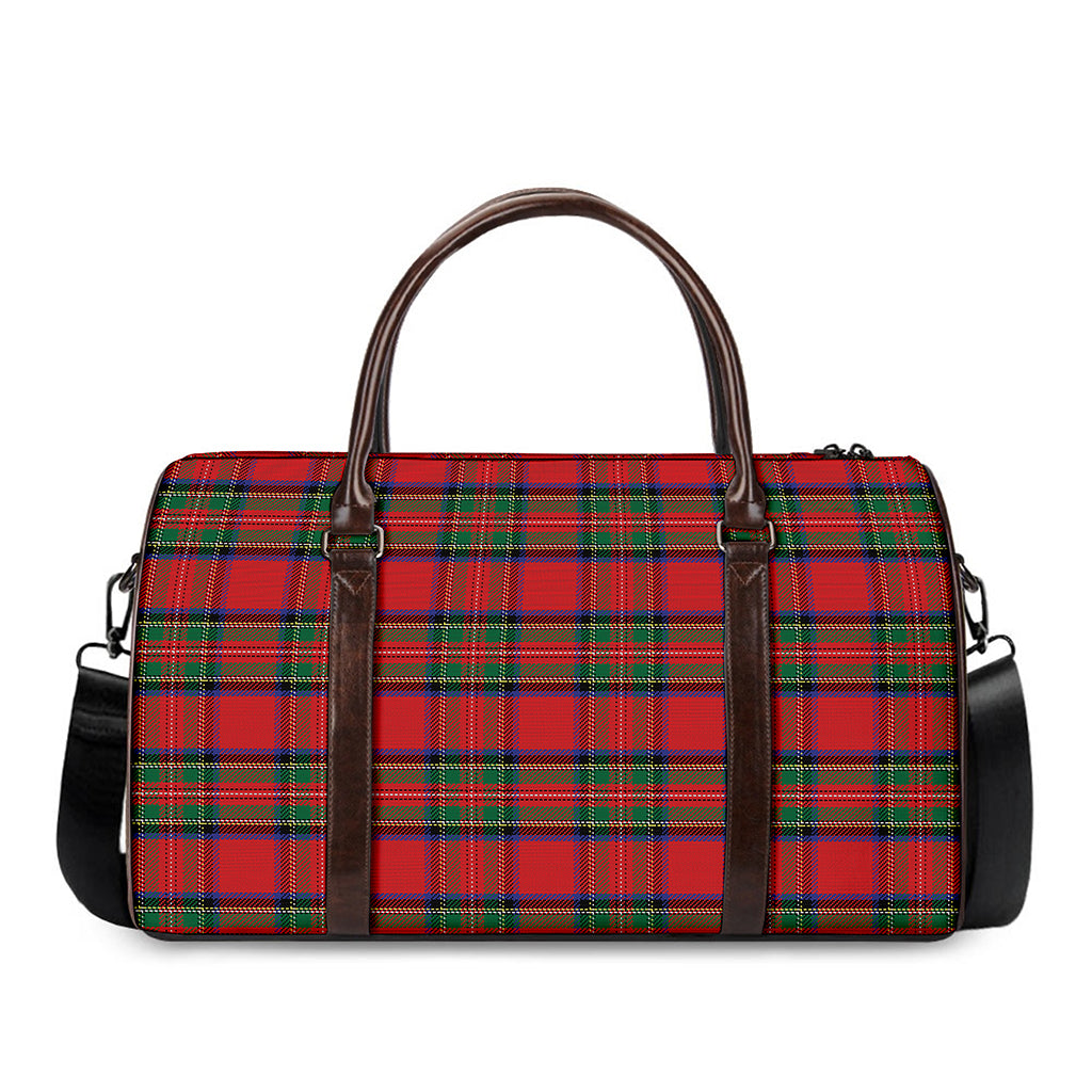 Royal Stewart Tartan Pattern Print Duffle Bag