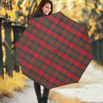 Royal Stewart Tartan Pattern Print Foldable Umbrella