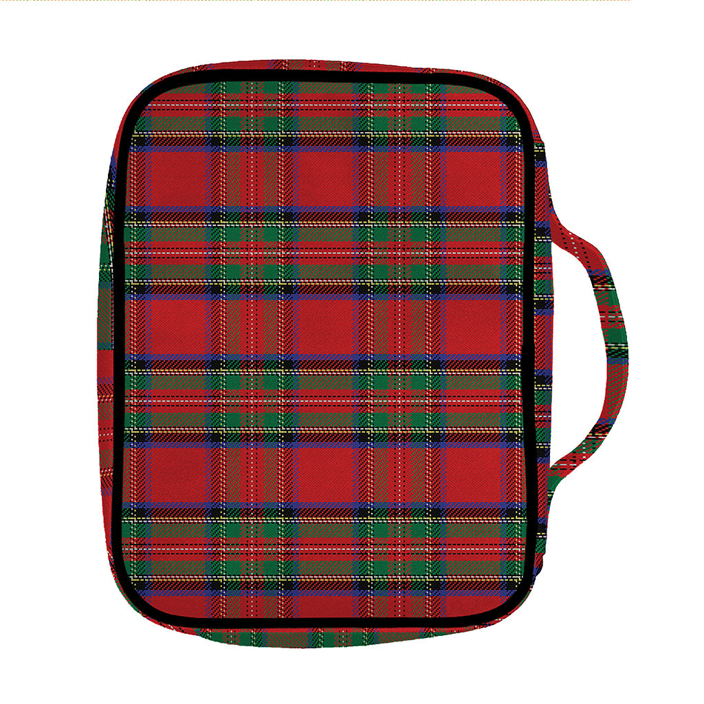 Royal Stewart Tartan Pattern Print Front Pocket Bible Bag