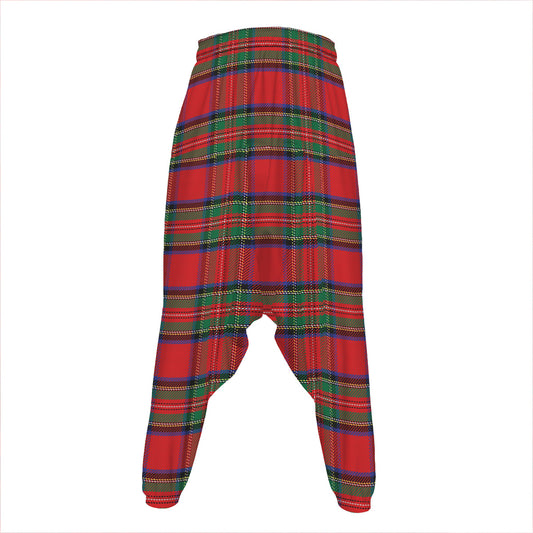 Royal Stewart Tartan Pattern Print Hammer Pants