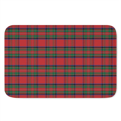 Royal Stewart Tartan Pattern Print Indoor Door Mat