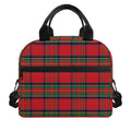 Royal Stewart Tartan Pattern Print Insulated Lunch Bag