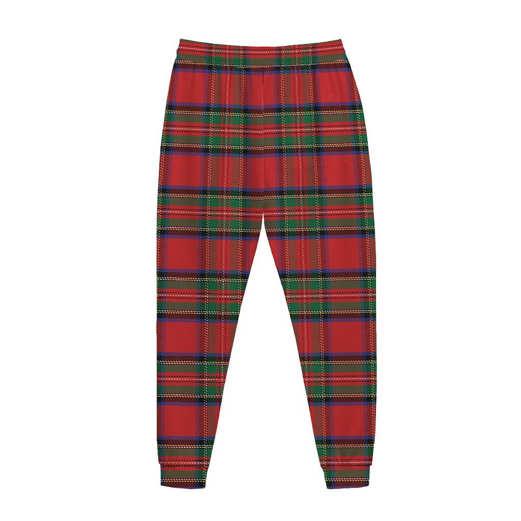 Royal Stewart Tartan Pattern Print Jogger Pants