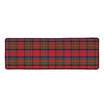 Royal Stewart Tartan Pattern Print Long Kitchen Mat