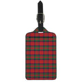 Royal Stewart Tartan Pattern Print Luggage Tag