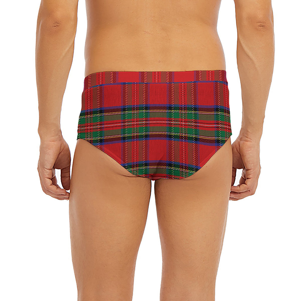 Royal Stewart Tartan Pattern Print Men's Briefs