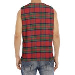 Royal Stewart Tartan Pattern Print Men's Fitness Tank Top