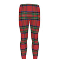 Royal Stewart Tartan Pattern Print Men's Leggings