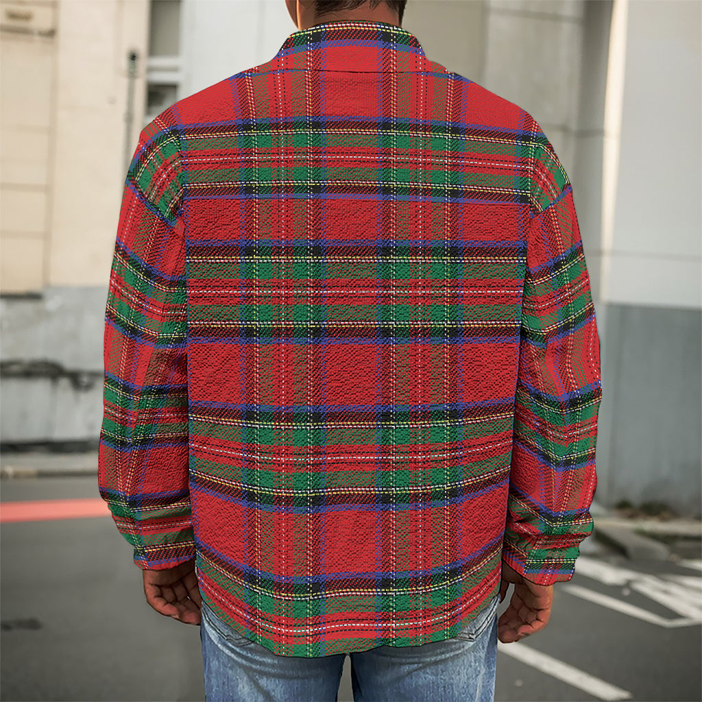Royal Stewart Tartan Pattern Print Men's Shirt Jacket