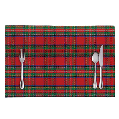 Royal Stewart Tartan Pattern Print Placemat