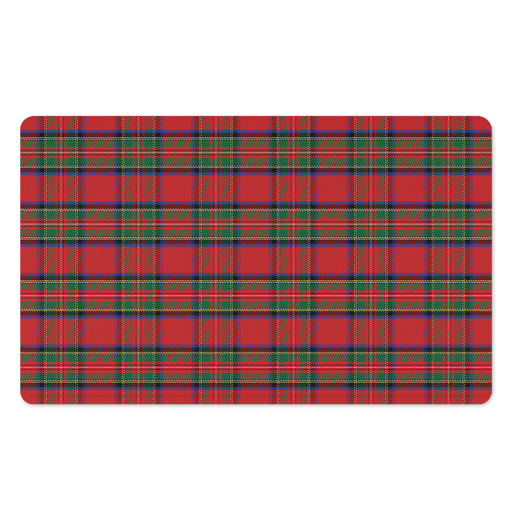 Royal Stewart Tartan Pattern Print Polyester Doormat